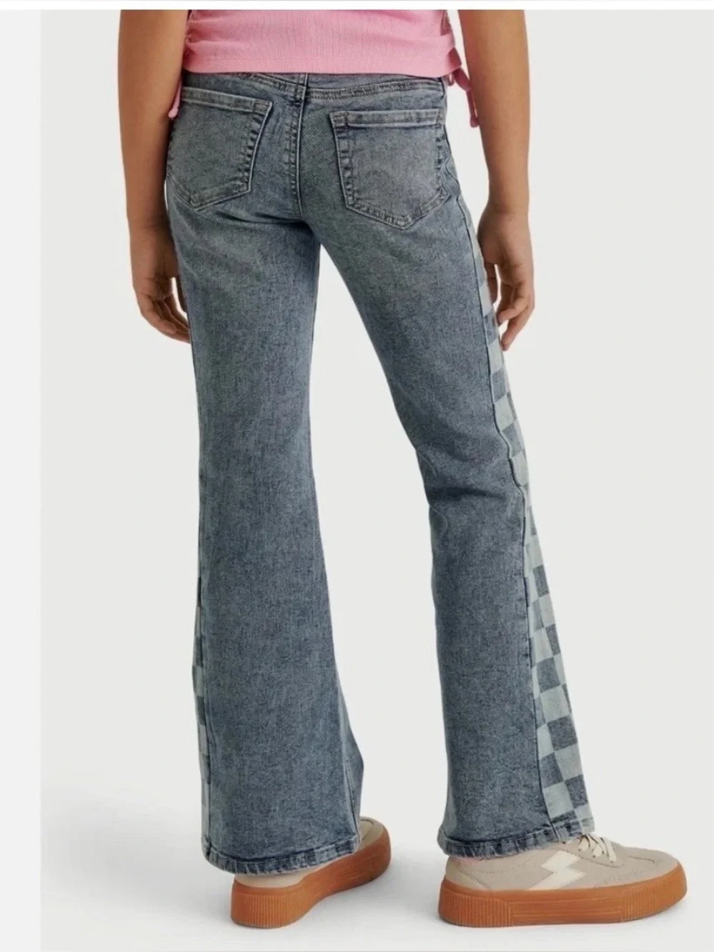 Justice x NASCAR girls flare leg jeans size 8
